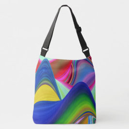 Bolsa Ajustável Summerrainbow, Abstrato 3D Rainbowart