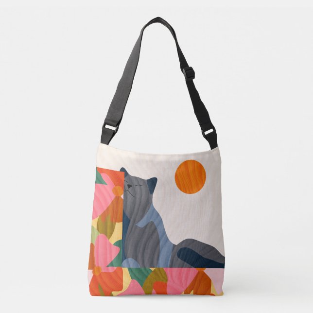 Bolsa Ajustável Sunny Garden Cat (Frente)