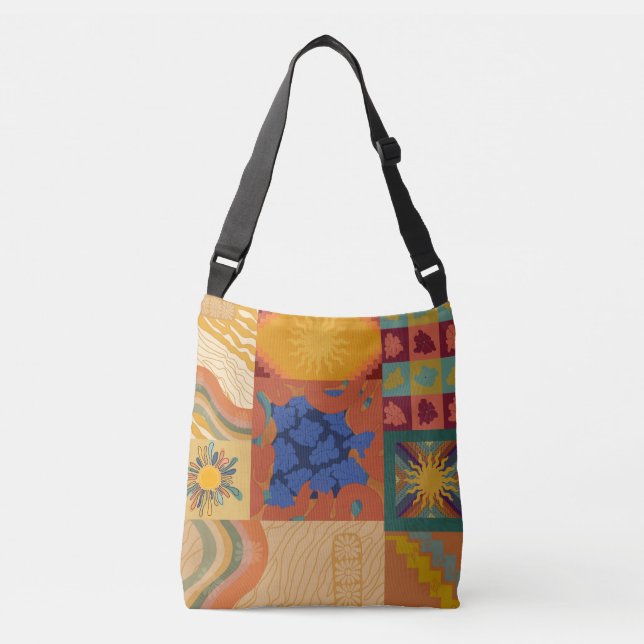 Bolsa Ajustável Sunny Vibes Patchwork (Frente)