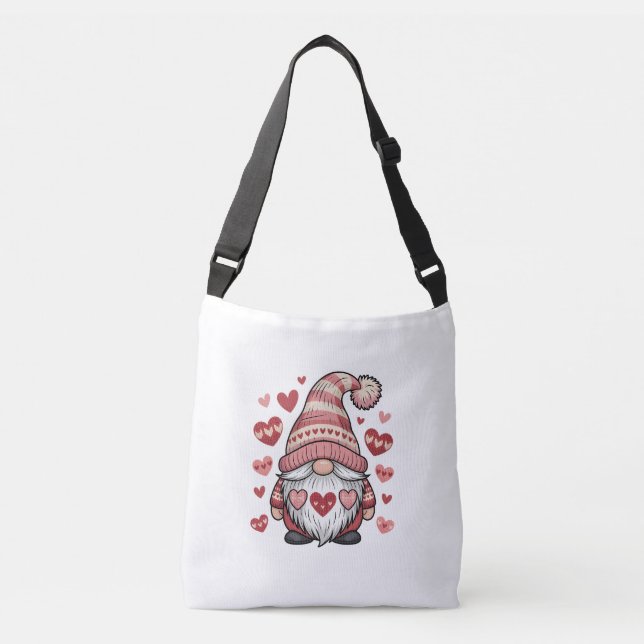 Bolsa Ajustável Sweet Gnome Holding Heart (Frente)