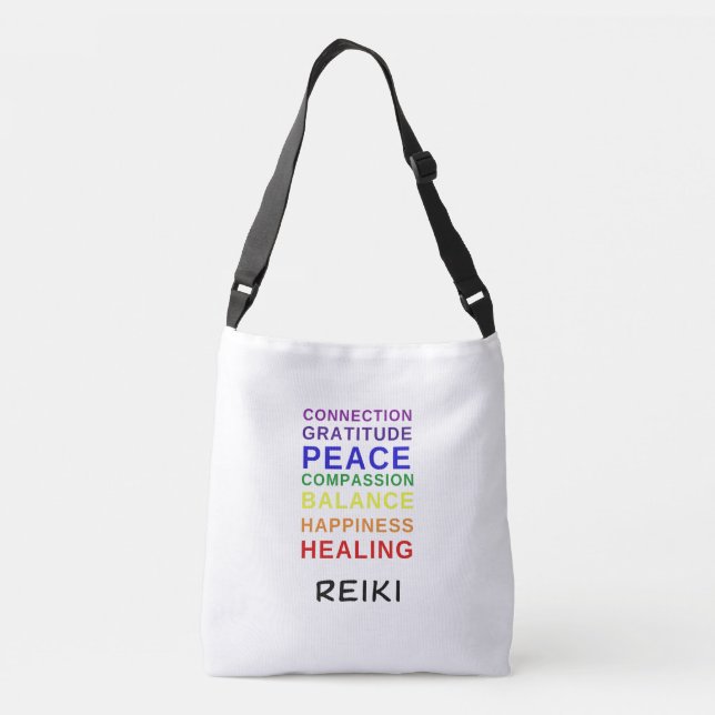Bolsa Ajustável T-Shirt Flor de Reiki (Verso)