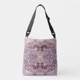 Bolsa Ajustável Tablete floral indiana: adorável padrão pastel