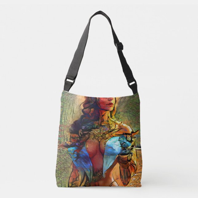 Bolsa Ajustável Tão Azul Sem Você. (Frente)