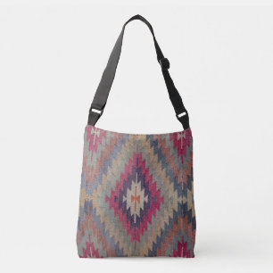 Bolsa Ajustável Tapete Antigo Kilim Carpete Turco