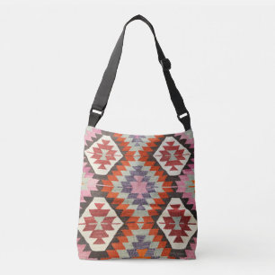 Bolsa Ajustável Tapete Kilim Turco Persa Antigo Oriental