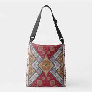 Bolsa Ajustável Tapete Turco Vintage Kilim Antigo