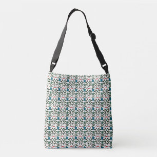 Bolsa Ajustável Tartaruga Marinha Tropical Padrão Floral Oceano