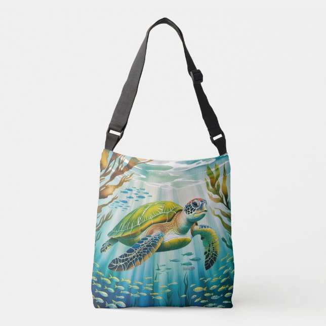 Bolsa Ajustável Tartaruga Pintada (Frente)