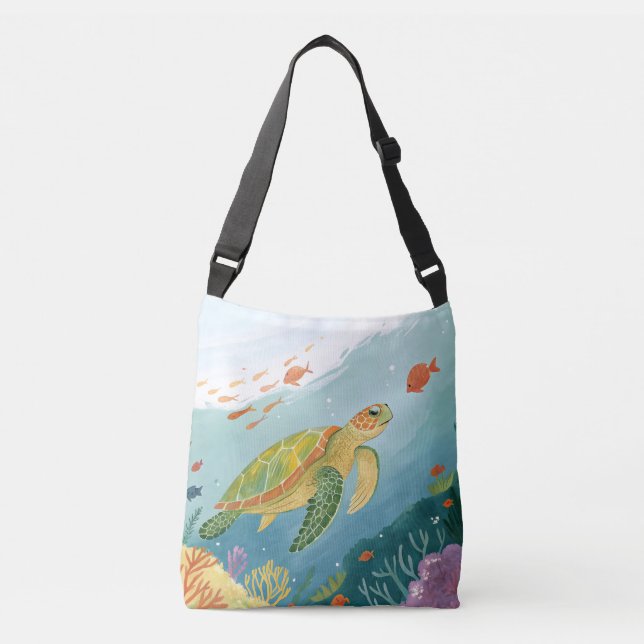 Bolsa Ajustável Tartaruga Pintora (Frente)
