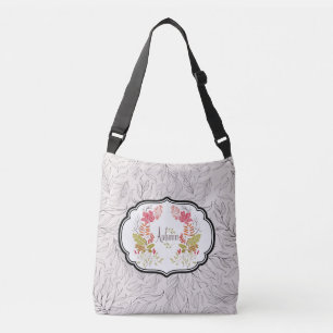 Bolsa Ajustável Taupe Nature Leaf "Autumn Fashion Shoulder Bag