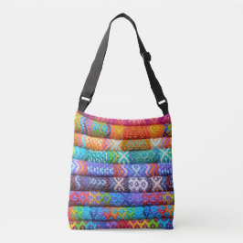 Bolsa Ajustável Tecido Colorida Pattern Boho