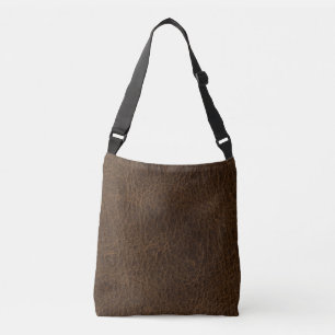 Bolsa Ajustável Tecido de tartaruga  Crocodilo de couro azul