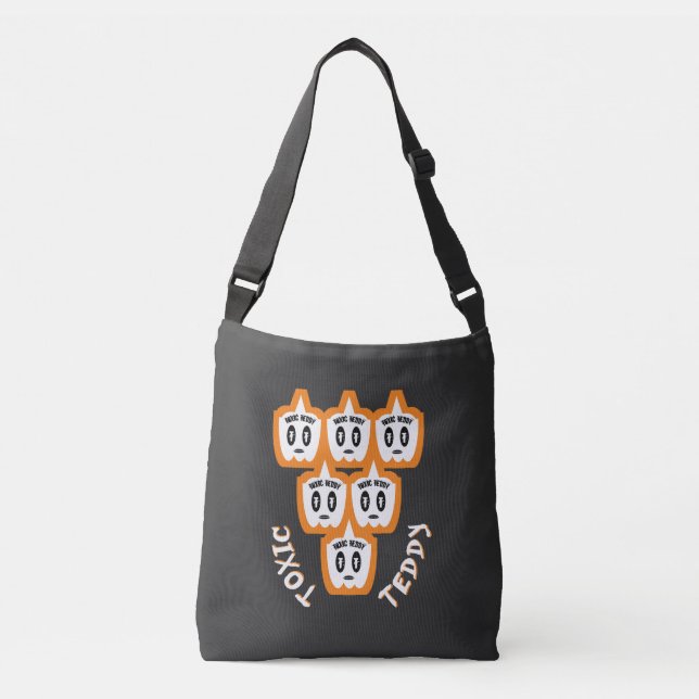 Bolsa Ajustável TEDDY TÓXICO novo design (Frente)
