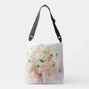 Bolsa Ajustável Tendência Moderna Abstrato Rosa Vermelho Amarelo V