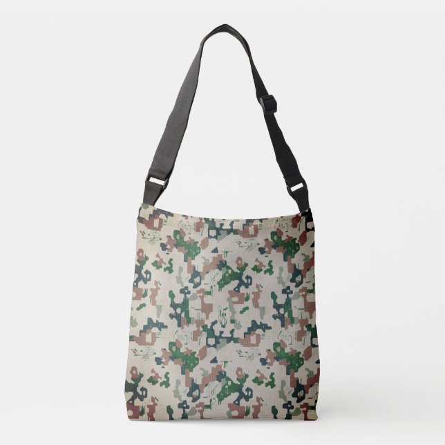 Bolsa Ajustável Terra Pixel Floresta  (Frente)