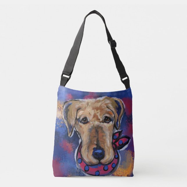 Bolsa Ajustável Terriers Airedale  (Frente)