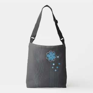 Bolsa Ajustável Teste padrão moderno floral lunático