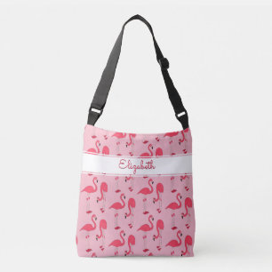 Bolsa Ajustável Teste padrão na moda da novidade dos flamingos