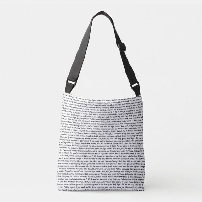 Bolsa Ajustável Texto da persuasão (Frente)