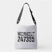 Texto vestido e arranhado Workout 247365 preto