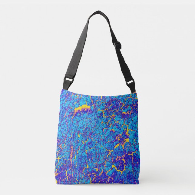 Bolsa Ajustável Textura Abstrato única (Frente)