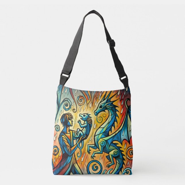 Bolsa Ajustável  the dragon keeper (Frente)