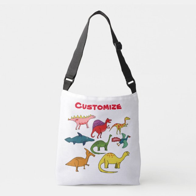 Bolsa Ajustável Thunder_Cove da Coleção do Dinossauro Cujo Canto (Frente)