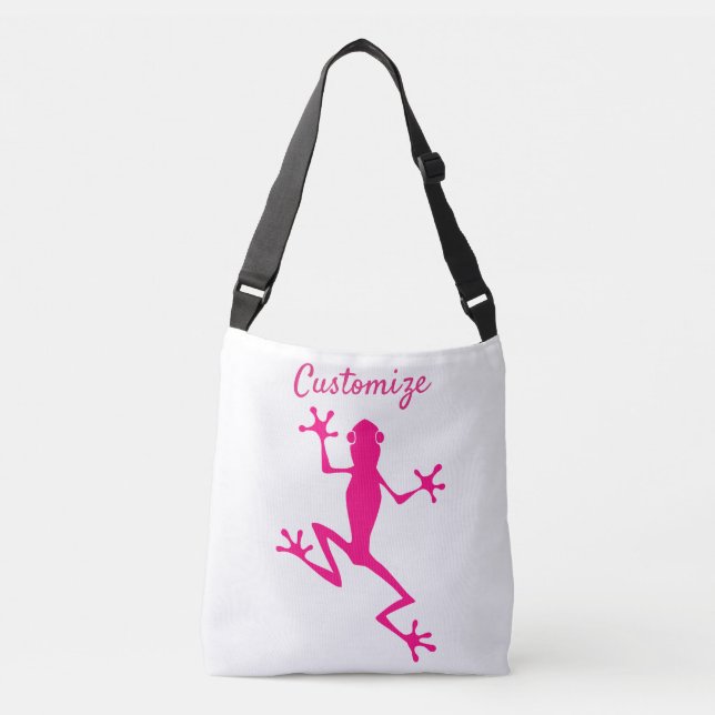 Bolsa Ajustável Thunder_Cove do Sapo de Árvore Rosa  (Frente)