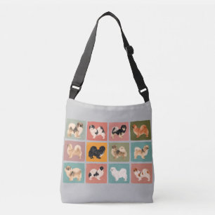 Bolsa Ajustável Tibetano Spaniel Cross Body Bag