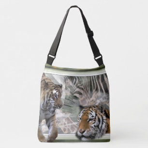Bolsa Ajustável Tiger Giraffe Zebra Lovers