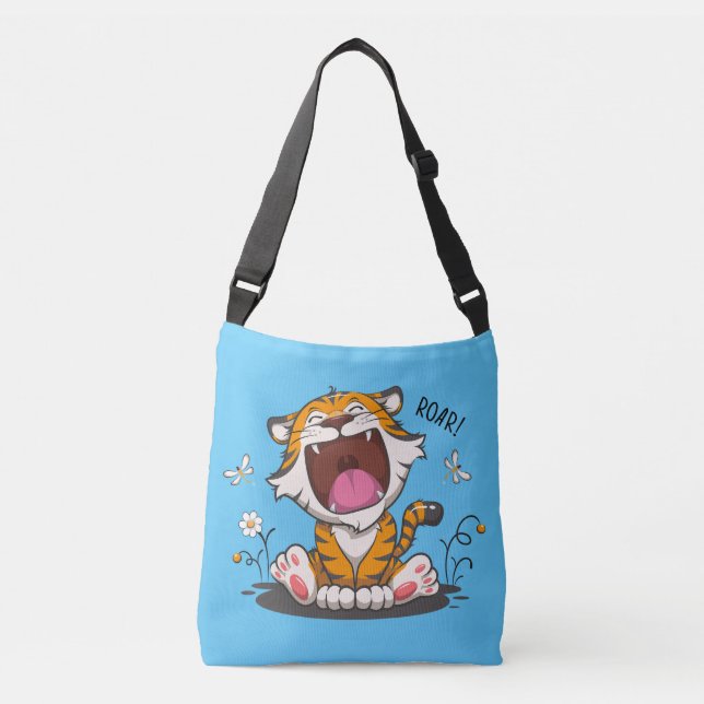 Bolsa Ajustável "Tigre de Raiva Pequena" (Frente)