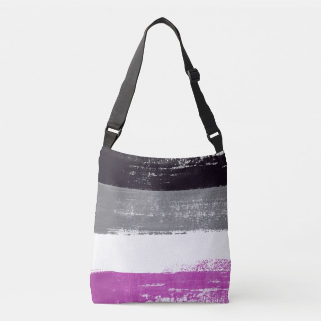 Bolsa Ajustável Tinta do Orgulho Asexual (Frente)