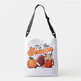 Bolsa Ajustável Tiss The Season Autumn Pumpkins and Football