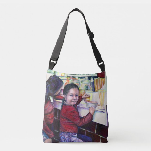 Bolsa Ajustável Todas as Boas Meninas ganham Sorvete (Frente)