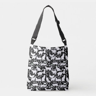 Bolsa Ajustável Todos os Cats padrão.w.bx4 Preto BG