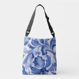 Bolsa Ajustável Tons florais de azul