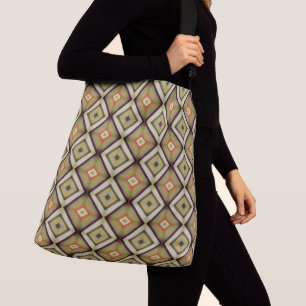 Bolsa Ajustável Tons Quentes Geométricos Groovy