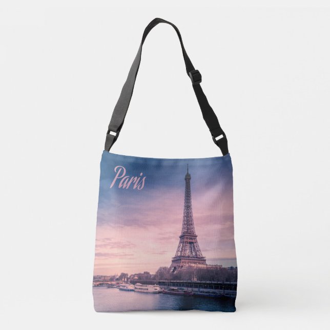 Bolsa Ajustável Torre Effel de Paris França (Verso)