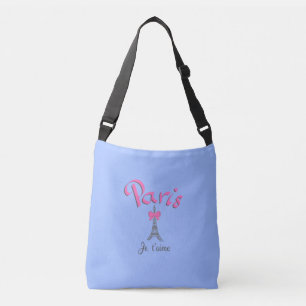 Bolsa Ajustável Torre Eiffel de Paris, Je t'aime, Arco, Moderna