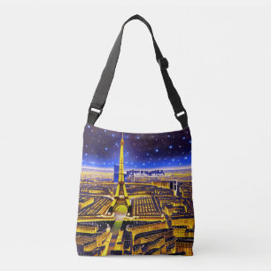 Bolsa Ajustável Torre Eiffel e Paris sob as Estrelas