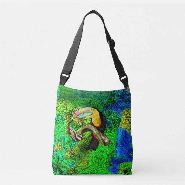 Bolsa Ajustável Toucan Crossbody Bag Toco Pássaro (Frente)