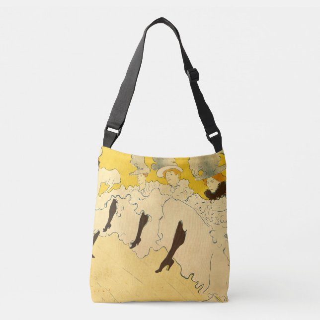 Bolsa Ajustável Toulouse Lautrec Yellow Dancing Girl Poster (Frente)
