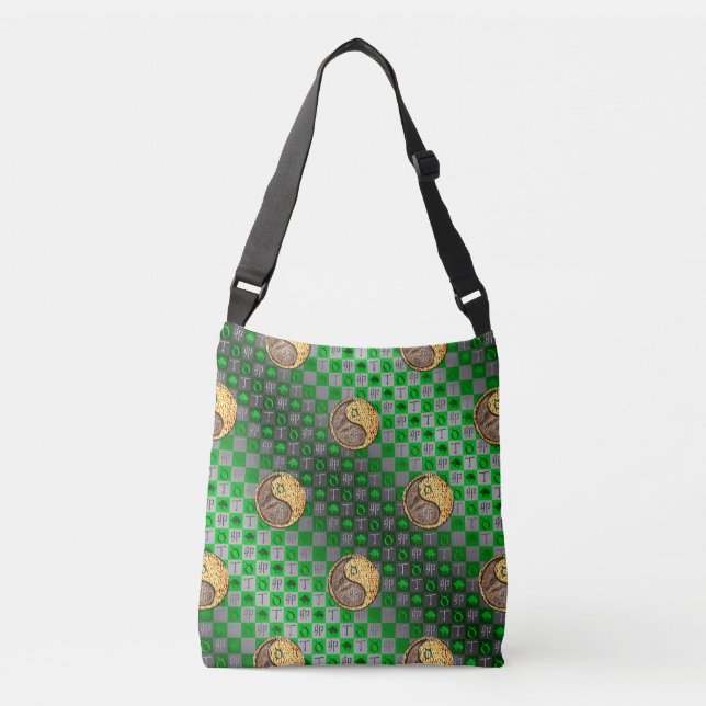 Bolsa Ajustável Touro & Coelho de Fogo (Frente)