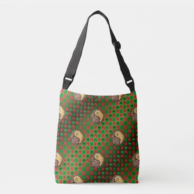 Bolsa Ajustável Touro & Tigre de Fogo (Frente)