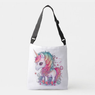 Bolsa Ajustável Trabalho de arte da Criatura Magical Colorida e Bo