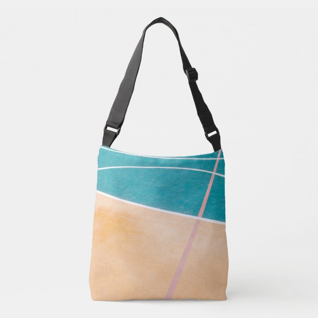 Bolsa Ajustável Trabalho de arte de basquete legal (Frente)