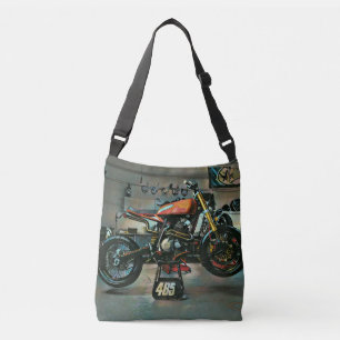 Bolsa Ajustável trabalho de arte de motocicleta vintage
