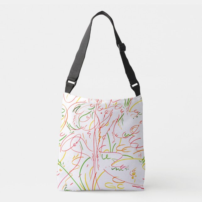 Bolsa Ajustável Traits en boucles colorés (Frente)