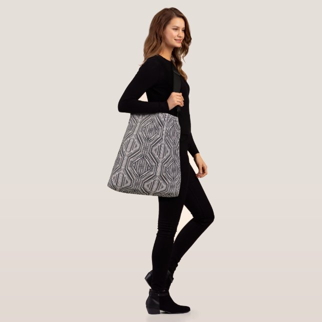 Bolsa Ajustável Trellis Modern Stripe Squares e Diamantes (No(a) Modelo)