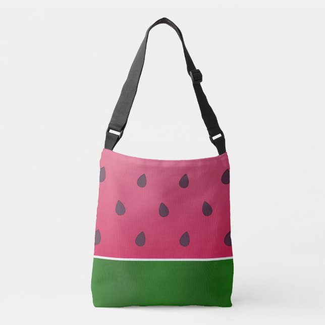 Bolsa Ajustável Trendy Bold Watermelon Graphic Art (Frente)